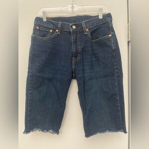 Levi's Dark Blue Jean Shorts for Men